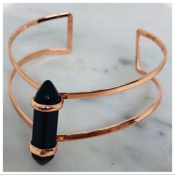 SW Dawn's Exhale Drop Rose Gold Cuff - Picture 2 of 2